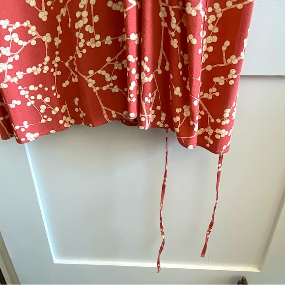 Rouje Margot Robbie Gabin dress 🌸 Sakura print rare nwt Barbiecore floral wrap - Picture 8 of 8